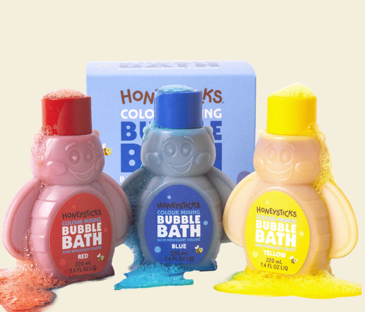 Honeysticks Colouring Bubble Bath 3pk
