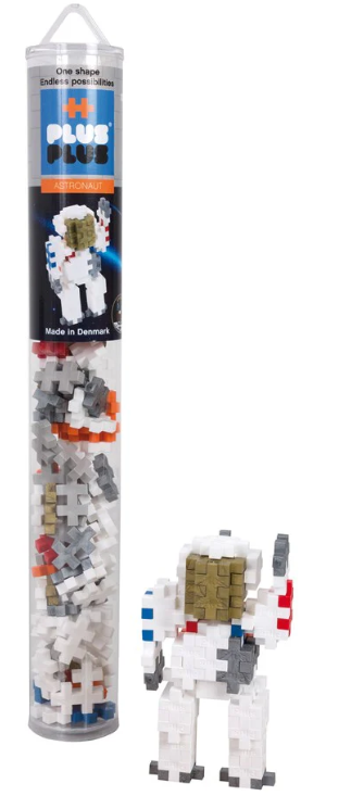 Plus-Plus 100pc Tubes Assorted Astronaut Construction