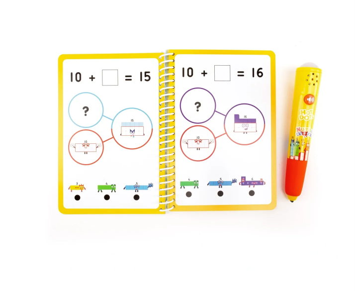 Numberblocks Hot Dots 11-20 Activity Book & interactive Pen