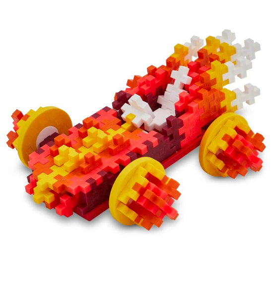 Plus-Plus Colour Cars Fire 200pc Tube construction
