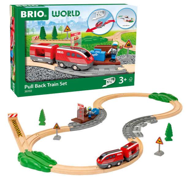 Brio Pullback Train Set 28pc