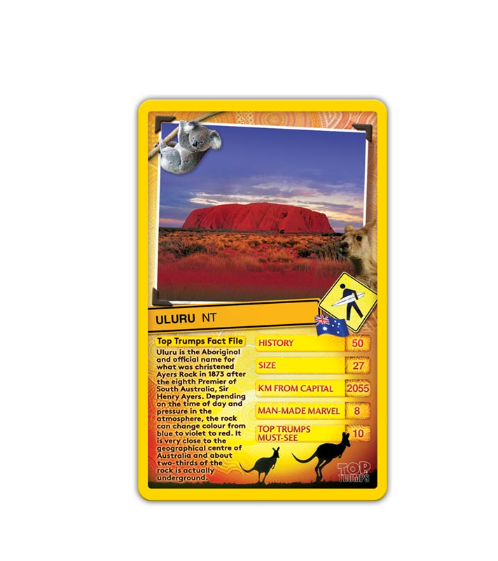 Top Trumps Card Game Australia Card Game