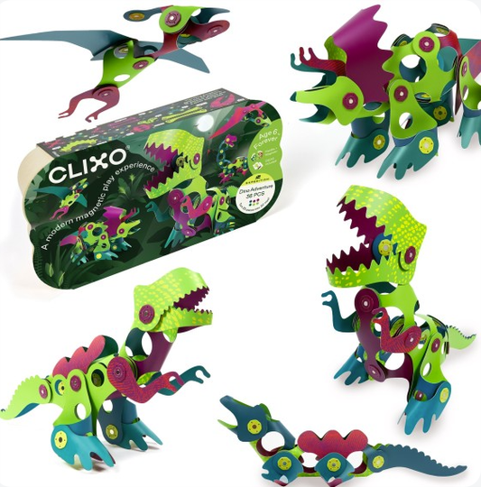 Clixo Dino Adventure 36pc