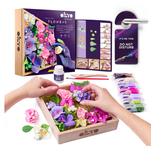 Okto Wood & Craft DIY Flowers Inspiration Art & Craft
