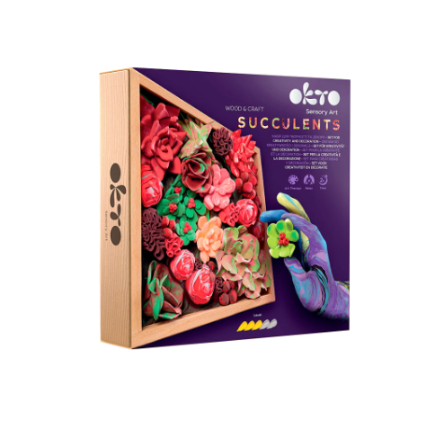 Okto Wood & Craft DIY Succulents Passion Art & Craft