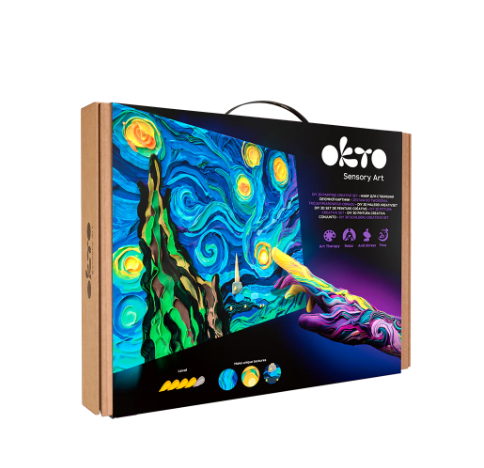 Okto Sensory Art Creative Set Starry Night 30cm x 40cm Art & Craft