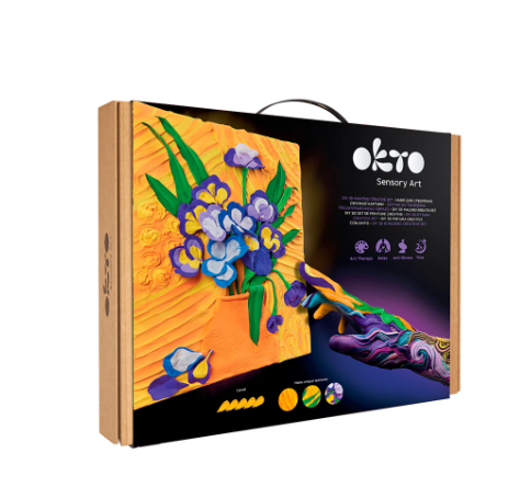 Okto Sensory Art Creative Set Irises 30cm x 40cm Art & Craft