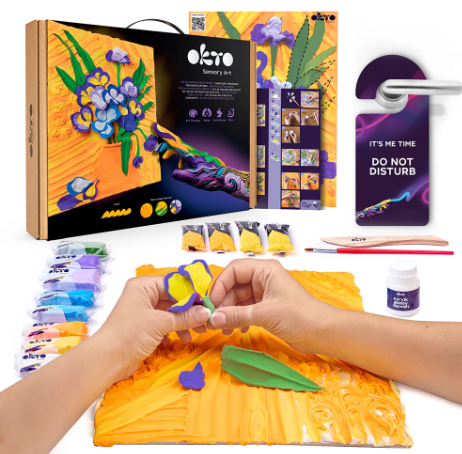Okto Sensory Art Creative Set Irises 30cm x 40cm Art & Craft