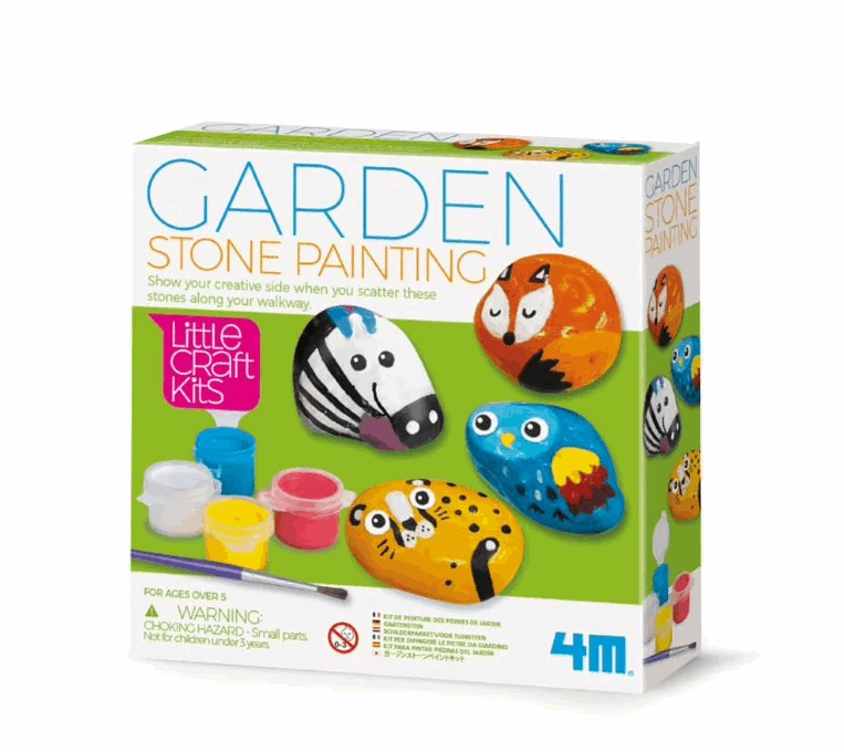 4M Little Craft Garden Stone Painting