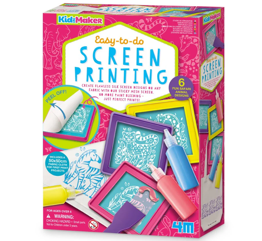 4M Kidzmaker Easy To Do Screen Printing