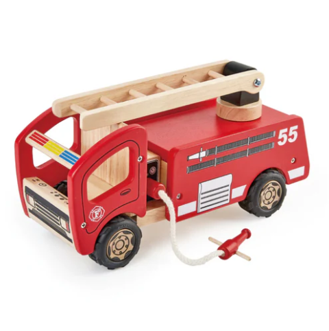 Pintoy Wooden Fire Engine ( Small) vehicle