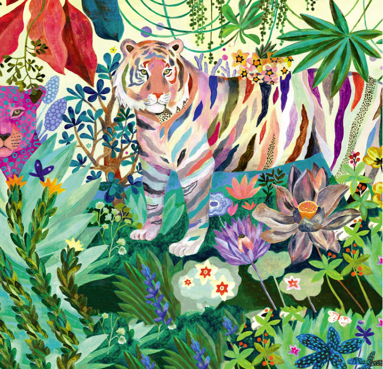 Djeco Rainbow Tiger 1000pc Puzzle