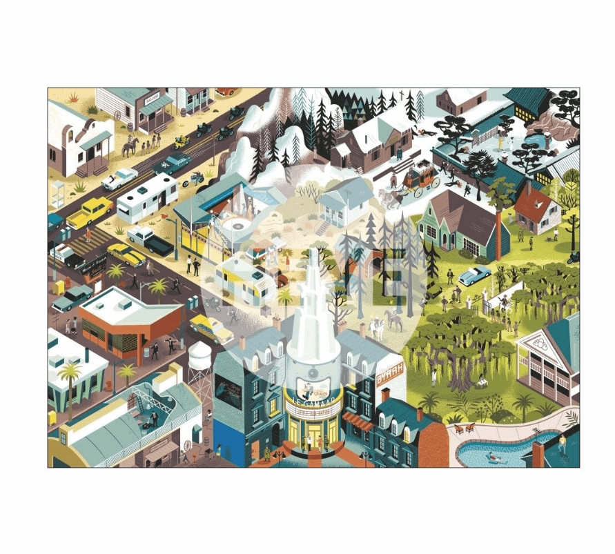 Movie Masters Tarantino 1000pc Heye Puzzle