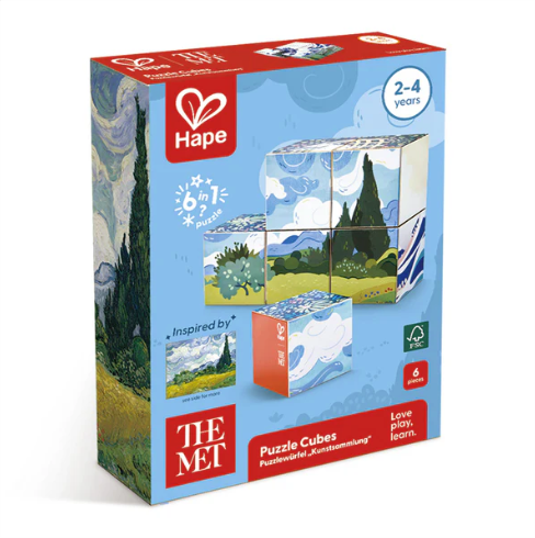 Hape Puzzle Cubes Inspired by The Met