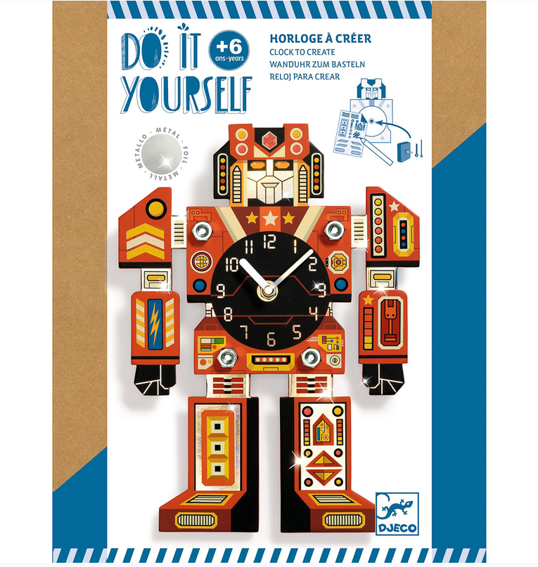 Djeco DIY Robotime Clock Art & Craft