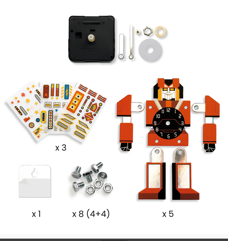 Djeco DIY Robotime Clock Art & Craft