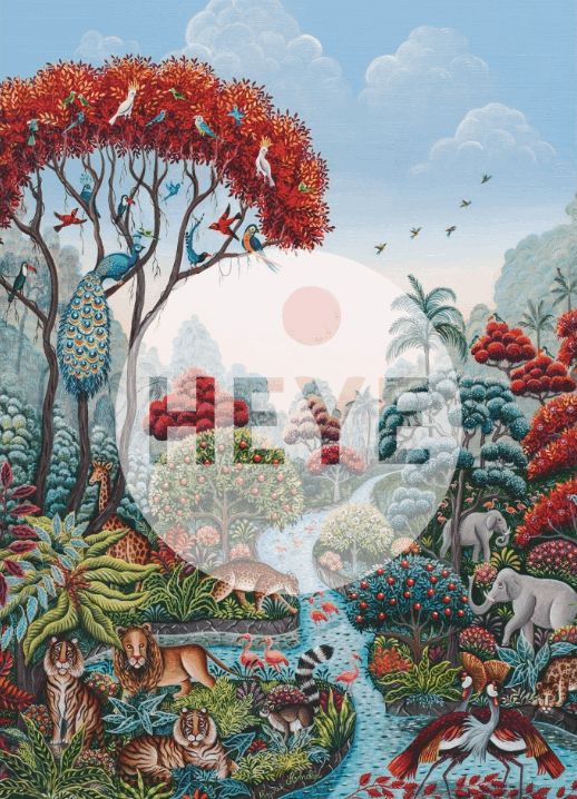 Exotic Garden Wildlife 2000pc Heye Puzzle