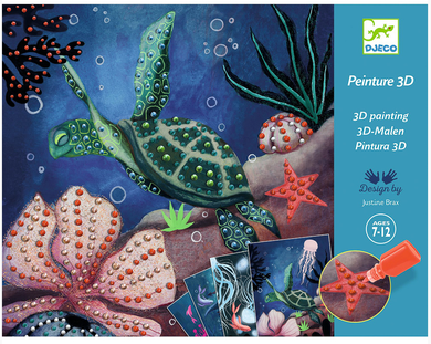 Djeco Ocean Depths 3D Painting Set Art & Craft