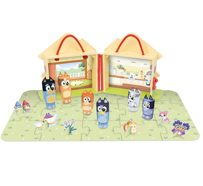 Bluey Wooden Carry Along House Dollhouse