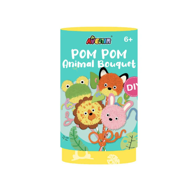 Avenir Pom Pom Bouquet Animals Art & Craft
