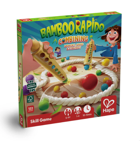 Hape Bamboo Rapido Memory Speed Strategy Game