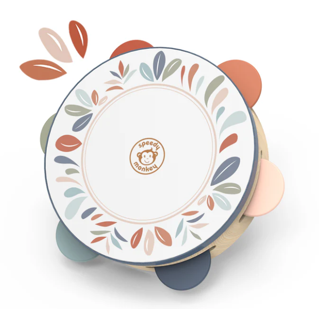 Speedy Monkey Tambourine musical instrument