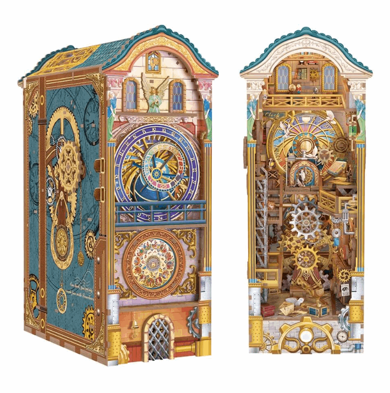 Tonecheer Clock Tower Book Nook