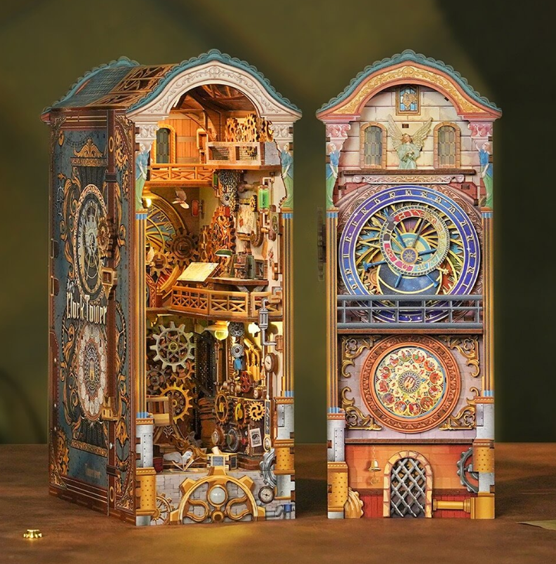 Tonecheer Clock Tower Book Nook