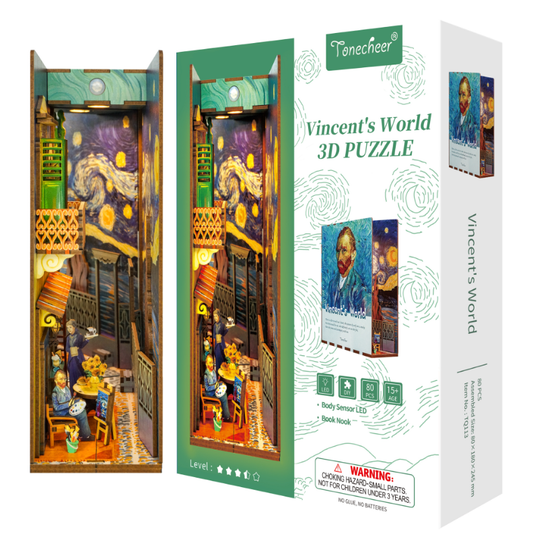 Tonecheer Vincent's World Book Nook