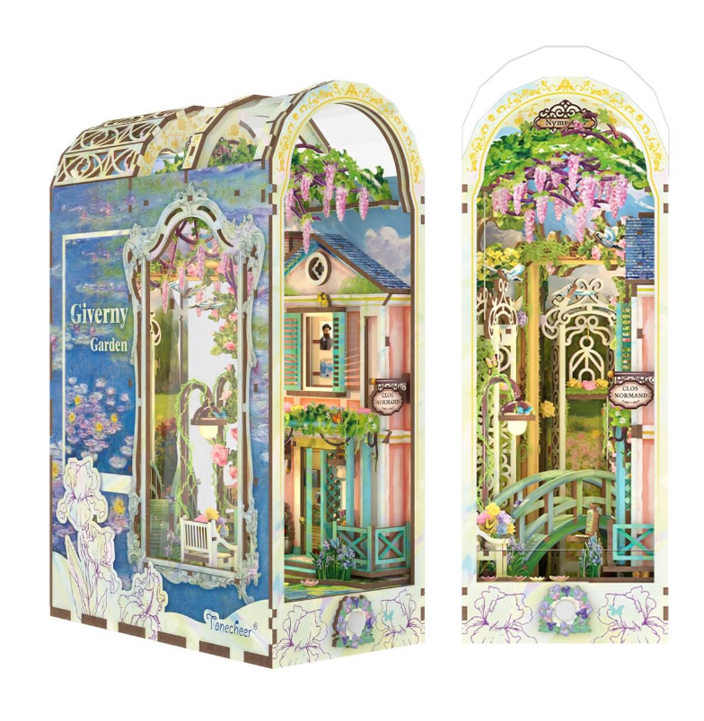 Tonecheer Giverny Garden Large Book Nook