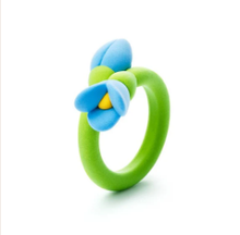 Load image into Gallery viewer, Hey Clay Bijou Flower Rings
