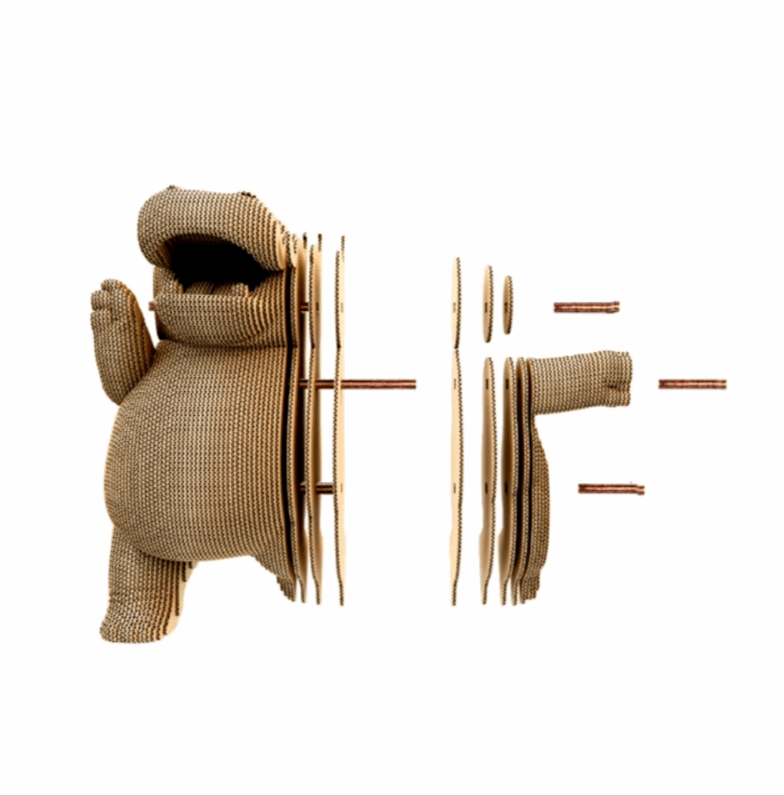 Cartonic Safari Trio 3 in 1 3D Puzzles