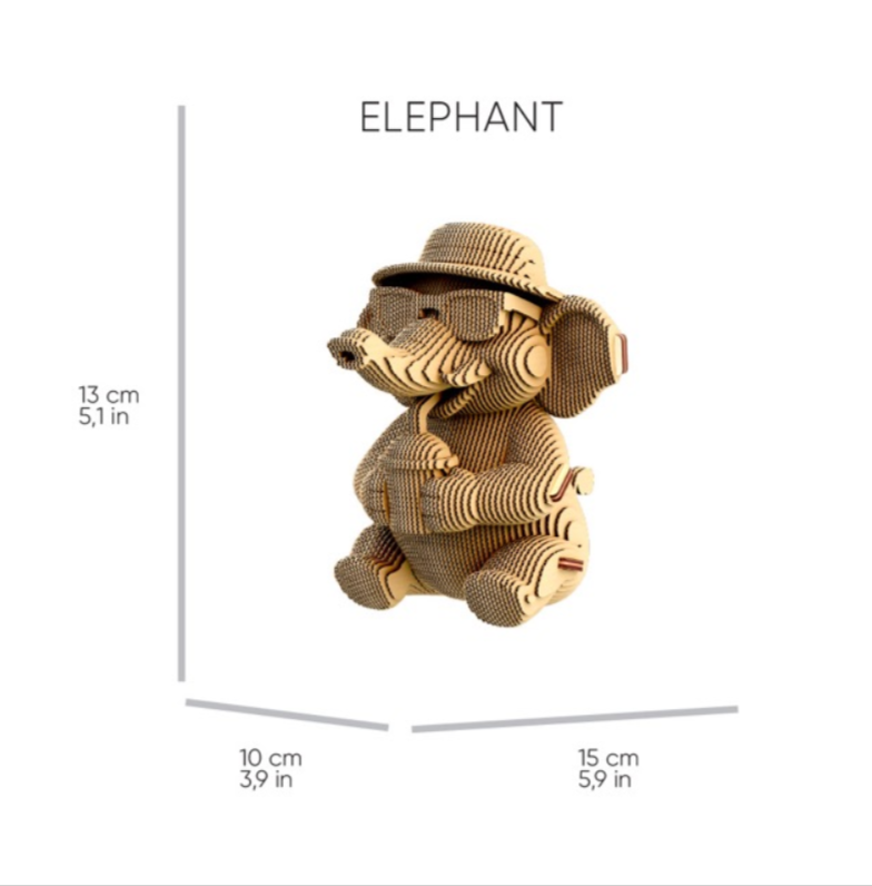 Cartonic Safari Trio 3 in 1 3D Puzzles