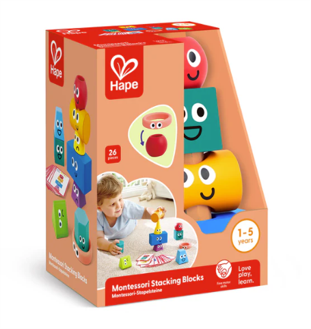 Hape Montessori Stacking Blocks