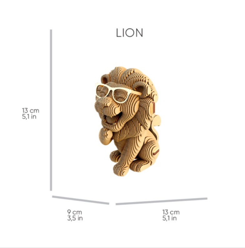 Cartonic Safari Trio 3 in 1 3D Puzzles