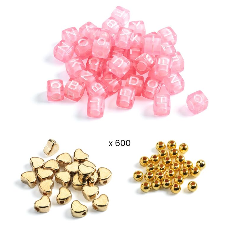 Djeco Gold Alphabet Beads Art & Craft Kits