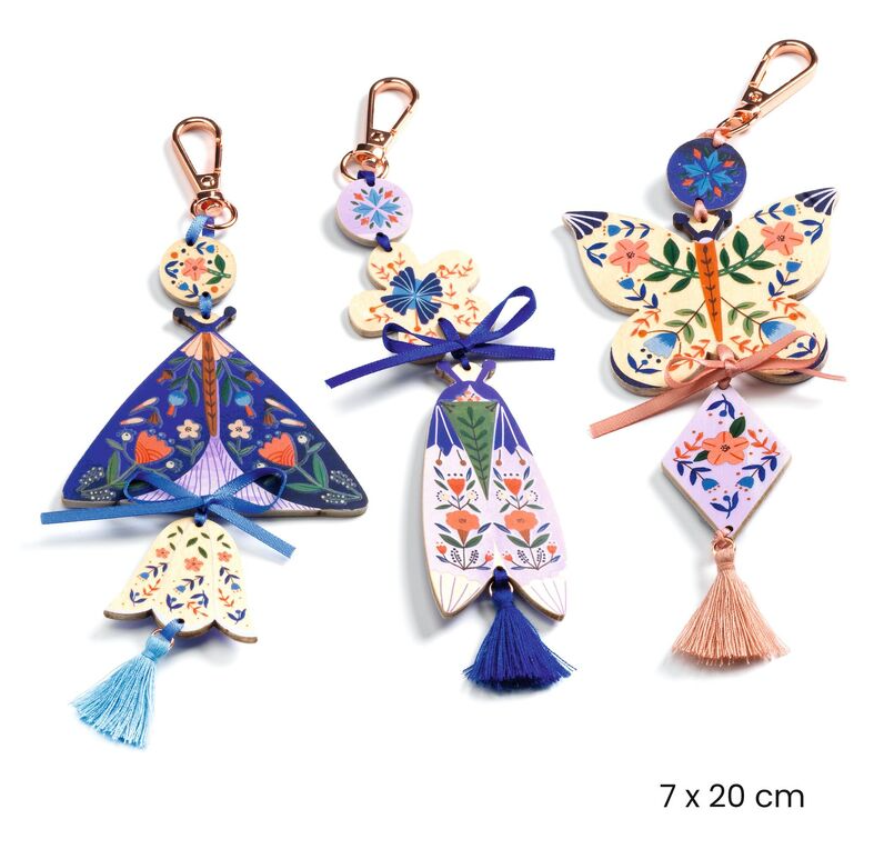 Djeco DIY Butterflies Bag Charms Art & Craft Kits