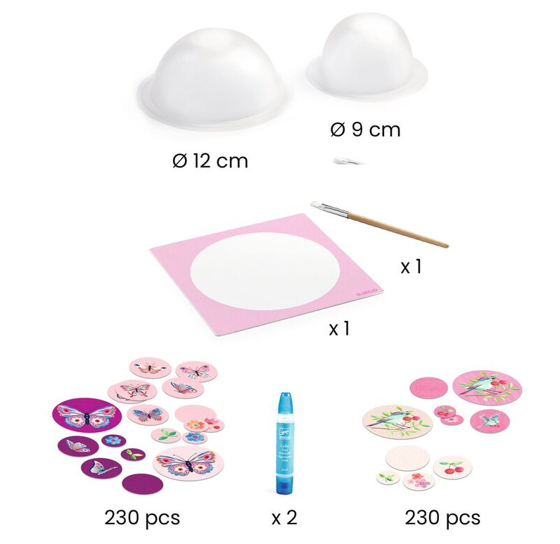 Djeco DIY In The Air Bowls Art & Craft Kits