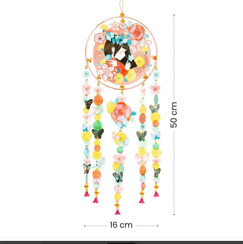 Djeco DIY Dancing Butterflies Suncatcher Art & Craft Kits