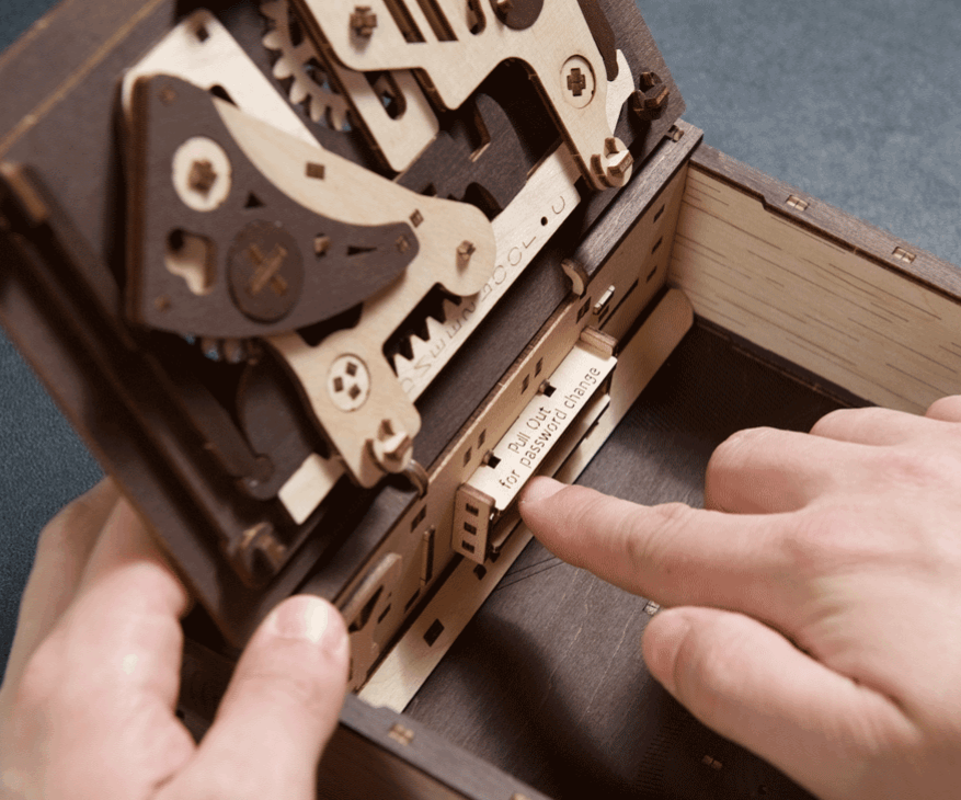 UGears Book of Secrets Wooden Construction Set
