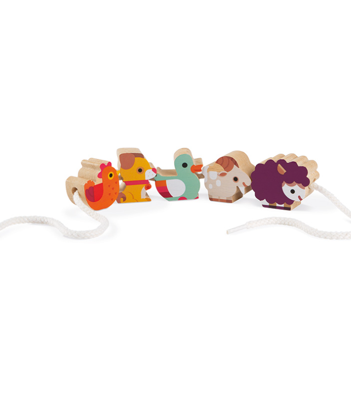 Janod Stringable Farm Beads Baby & Toddler