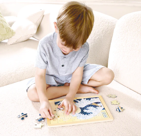 Hape Hokusai Great Wave Puzzle 49pc