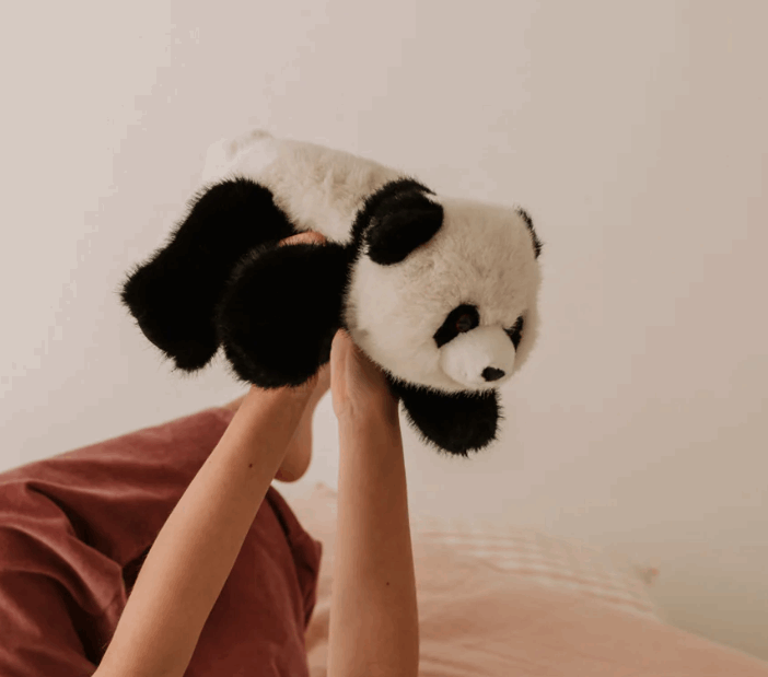 One Love Peng Panda Weighted Plush