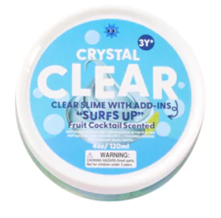 J'Adore Clear Slime with Add-Ins