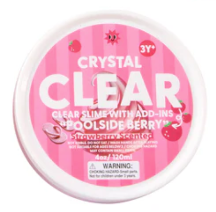 J'Adore Clear Slime with Add-Ins