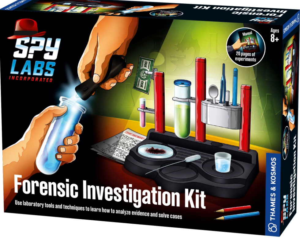 Thames & Kosmos Spy Labs Forensic Investigation Kit chemistry