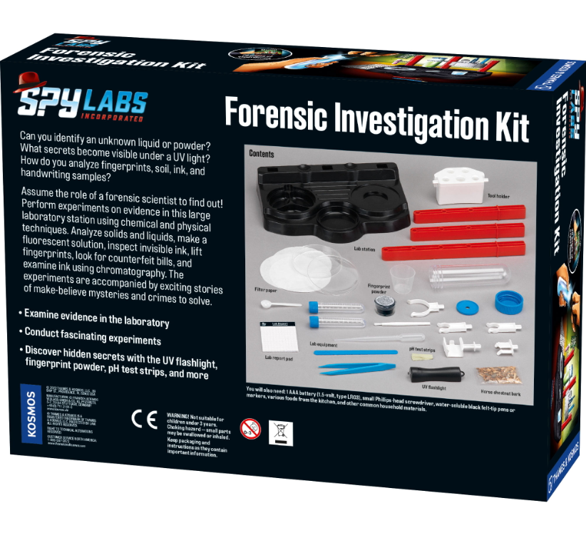 Thames & Kosmos Spy Labs Forensic Investigation Kit chemistry