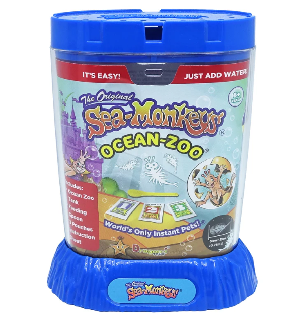 The Original Sea Monkeys Ocean Zoo Blue Novelty