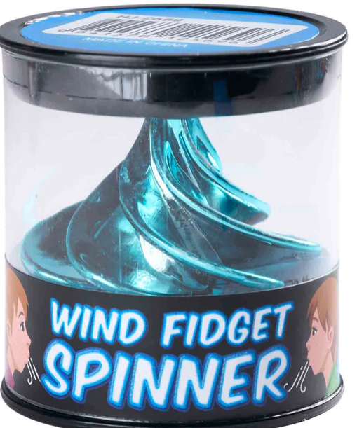 Heebie Jeebies Wind Fidget Spinner Teal fidget spinner