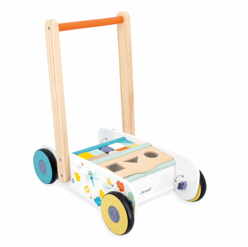 Janod Pure Walker with Blocks